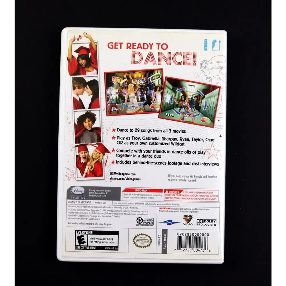 High School‎ Musical 3: Senior Year Dance (Nintendo Wii) Complete